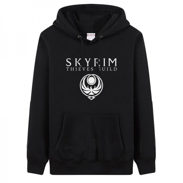 SKYRIM THIEVES GUILD fleece thicker hoodie boy's team hoodie &sweatshirts free shipping offer American leisure fleece sweatshirt