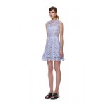 SMTHMA 2017 women fall runway  T fashion  runway lace dresses elegant lace patchwork dress designer slim short dress