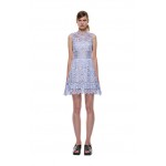 SMTHMA 2017 women fall runway  T fashion  runway lace dresses elegant lace patchwork dress designer slim short dress