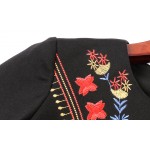 SMTHMA HIGH QUALITY Newest Fashion 2017 Runway Designer Dress Women's  Luxury Embroidery Colorful  Dress