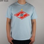 SPARTAK MOSCOW T-shirt Top Lycra Cotton Men T shirt New Design High Quality Digital Inkjet Printing