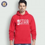 STAR S.T.A.R.labs black men Hooded Hoodies sweatshirt jumper the flash gotham city comic books superman tv series o-neck hoody