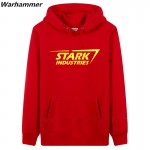 STARK INDUSTRIES Mens Hoodie Sweatshirts fashion style thick fleece Hooded Sweatshirts Big Size lovers tracksuit pullover jacket