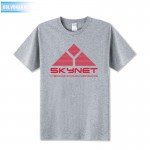 Science Fiction Film Skynet Cyberdyne Systems Terminator Printed T-Shirt Tee Shirts Cool Tops Park Tracksuit For Men Film Fans