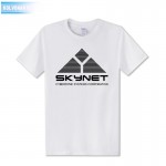 Science Fiction Film Skynet Cyberdyne Systems Terminator Printed T-Shirt Tee Shirts Cool Tops Park Tracksuit For Men Film Fans