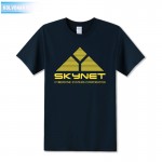 Science Fiction Film Skynet Cyberdyne Systems Terminator Printed T-Shirt Tee Shirts Cool Tops Park Tracksuit For Men Film Fans