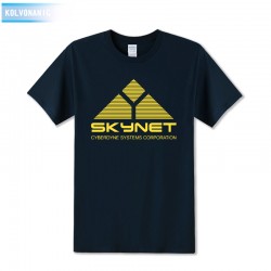 Science Fiction Film Skynet Cyberdyne Systems Terminator Printed T-Shirt Tee Shirts Cool Tops Park Tracksuit For Men Film Fans