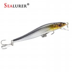Sealurer Brand New Minnow Fishing Lures 8CM 5.7G 8# Hooks Fish Minnow Lure Tackle Hard Bait Pesca Wobbler Artificial Swim bait
