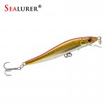 Sealurer Brand New Minnow Fishing Lures 8CM 5.7G 8# Hooks Fish Minnow Lure Tackle Hard Bait Pesca Wobbler Artificial Swim bait