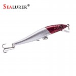 Sealurer Brand New Minnow Fishing Lures 8CM 5.7G 8# Hooks Fish Minnow Lure Tackle Hard Bait Pesca Wobbler Artificial Swim bait