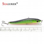 Sealurer Brand New Minnow Fishing Lures 8CM 5.7G 8# Hooks Fish Minnow Lure Tackle Hard Bait Pesca Wobbler Artificial Swim bait