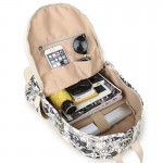 Set Backpack Women Animal Owl Printing Backpack Canvas Bookbags School Backpacks Bags for Teenage girls Bagpack Backbag
