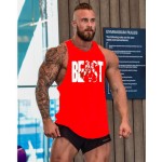 Seven Joe. Brand clothing Bodybuilding Fitness Men Tank Top workout BEAST print Vest Stringer sportswear Undershirt