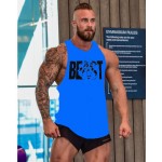 Seven Joe. Brand clothing Bodybuilding Fitness Men Tank Top workout BEAST print Vest Stringer sportswear Undershirt
