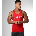 Seven Joe.Men's Tank Tops Muscle Stringer New Cotton Body Building and Fitness Pro Combat letter print Vests Clothing