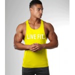 Seven Joe.Men's Tank Tops Muscle Stringer New Cotton Body Building and Fitness Pro Combat letter print Vests Clothing