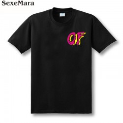 Sexemara new free shipping sitcoms ODD FUTURE OFWGKTA Gol Wang Wolf Gang HIPHOP man men male 100% cotton short-sleeve T-shirt