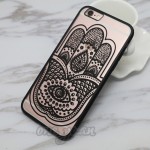 Sexy Lace Floral Paisley Flower Mandala Henna Clear Case For iphone 6 6S Plus 6Plus Phone Cases Fashion Cartoon Capa Back Cover