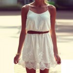 Sexy Mousse 2016 Summer New Vestidos Women Sleeveless Floral Dress Femininas Clothing White Dress