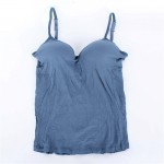 Sexy Women Padded Bra Tops V Neck Camisole Straps Push Up Bra Vest Tank