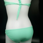 Sexy bandeau swimwear bikini set top & bottom 2017 beach swim push up vintage sequined bathing suit women maillot de bain femme