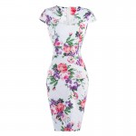 Sisjuly women bodycon dress 2017 Spring print flower square collar dress short sleeves female sheath sexy bodycon female dress 