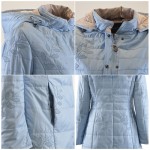 Snow Classic 2017 new women jacket spring  thin women quilted coat  With Hood parkas Women's Fashion parka coat and jacket 17308