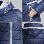 Snow Classic winter jacket women 2016 Fashion Padded Female Jacket Thick Long Jacket Parkas for Women 15147