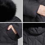 Snowclassic New Woman Winter Jackets 2016 Plus Size 6xl Jacket Real Fox Fur Collar Down Jacket Winter down coat Big Sale 12029