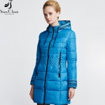 Snowclassic Women's Winter Jacket 2016  Female Long Jacket  Women Padded Jacket Parka Women 15223