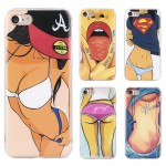 Soft TPU Sexy Girl Bikini Pattern Mobile Phone Cases for iPhone 6 6S 6plus 6s Plus 7 7Plus 5 SE 5S Cartoon Protective Cover Case