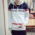 Spring Autumn New 2017 Mens Hoodies Plus Size Men Clothing Letter Design Brand Cool Fashion Slim Fit Men Casual Sweatershirts