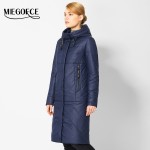 Spring Women Parkas jackets With Hood Warm High-quality Thin Cotton-padded Jacket European Windproof Women Quilted Coat MIEGOFCE