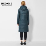 Spring Women Parkas jackets With Hood Warm High-quality Thin Cotton-padded Jacket European Windproof Women Quilted Coat MIEGOFCE