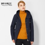 Spring Women's Jackets and Coats Fashionable Short Women's Quilted Jacket European Style Women's Warm Parkas 2017 New MIEGOFCE