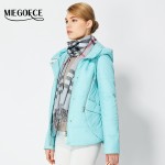Spring Women's Jackets and Coats Fashionable Short Women's Quilted Jacket European Style Women's Warm Parkas 2017 New MIEGOFCE