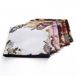 Square Silk Scarf For Women Luxury Designer Brand Ladies Scarves Female Hijab 90*90cm