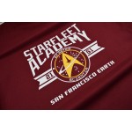 Star Trek II T Shirt Men Short Sleeve Cotton 6.2oz Tee Shirt Homme O-neck Black Red S-3XL Printed Starfleety Academy Novelty Top