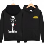 Star Wars Darth Vader Sweatshirts Men Cotton Man Long Sleeve Hooded Tops Fleece Hoodies men Hip Hop Free Shipping