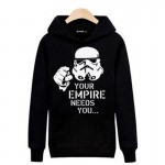 Star Wars Yoda/Darth Vader hoodies men 2017 autumn winter new men's sweatshirts casual fleece hooded hip hop style streetwear