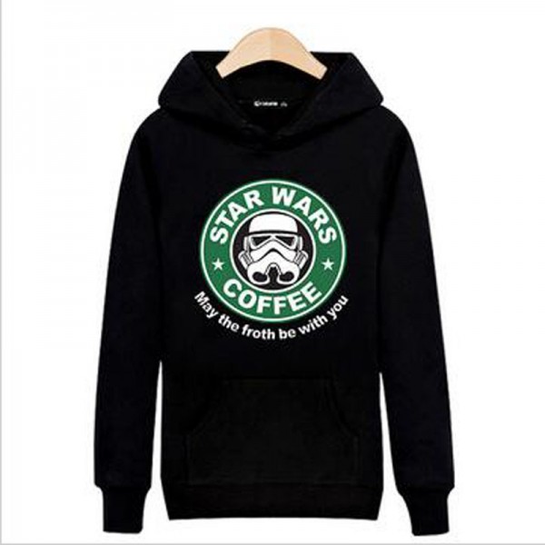 Star Wars Yoda/Darth Vader hoodies men 2017 autumn winter new men's sweatshirts casual fleece hooded hip hop style streetwear