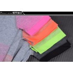 Summer  Striped Compression Shirts Women's  T-shirts Dry Quick  Short Sleeve T-shirts Fitnes Clothes Tees  Tops