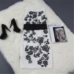 Summer Dress 2017 Fashion Vintage dress Waist Vintage Print One-piece dresses White s-xxl