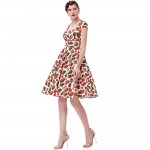 Summer Dress 2017 Vintage Rockabilly Dresses Jurken 60s 50s Vintage Big Swing Floral Pinup Short Long Audrey Hepburn Dresses