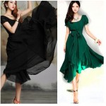 Summer Dress Korean Style Women Prom Party Dresses Evening Chiffon Clothing Vintage Long Elegant Female Dress Vestido W030