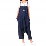 Summer Dress Women Loose Waist Plus Size Women Casual Dress Spaghetti Strap Cotton Linen Maxi Dress Solid Color Novelty Dress