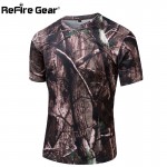 Summer Military Camouflage T-shirt Men Tactical Army Combat T Shirt Quick Dry Short Sleeve Camo Clothing Casual O Neck Tshirt