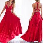 Summer Sexy Dress Women Red Beach Long Bandage Multiway Convertible Dresses Infinity Wrap Robe Maxi Dress Wrap Vestidos 