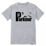 Summer Style Men Parkour Short Sleeve T Shirt Men's Digital Printing Fashion Hip Hop T-Shirt 2017 Brand Cotton O-Neck Top Tees