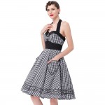 Summer Style Women Dress 2016 Plus Size Audrey Hepburn Gowns Plaid Robe 50's 60s Vintage Rockabilly Pin Up Swing Vestidos Dress